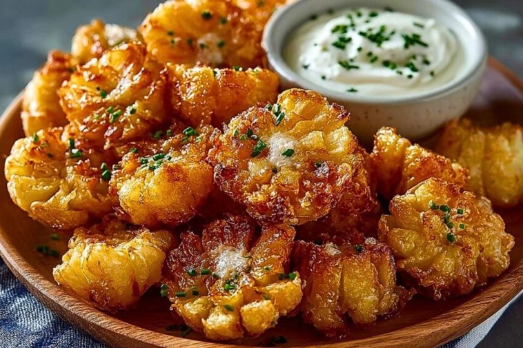 Bite-Sized Blooming Onions with Buttermilk