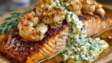 Elegant Crab and Shrimp Stuffed Salmon for Special Occasions