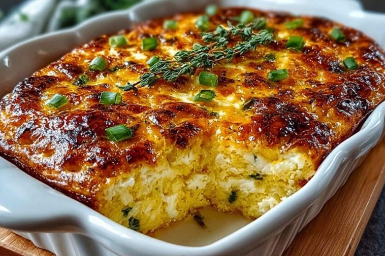 Low-Carb Cottage Cheese & Egg Casserole for Meal Prep