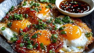 Spicy Sweet and Sour Fried Eggs
