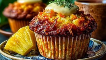 Tasty Hawaiian Pineapple Carrot Muffins