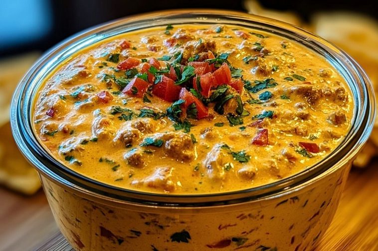 Cheesy Rotel Ranch Queso