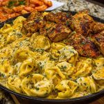 Creamy Cajun Chicken Tortellini in Velveeta Garlic Cheese Sauce