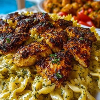 Easy Creamy Velveeta Chicken Bowtie Pasta with Garlic Mozzarella Sauce
