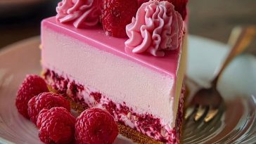 Pink Velvet Raspberry Cheesecake