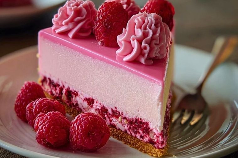 Pink Velvet Raspberry Cheesecake
