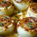 Baked Onions with Asiago Cheese