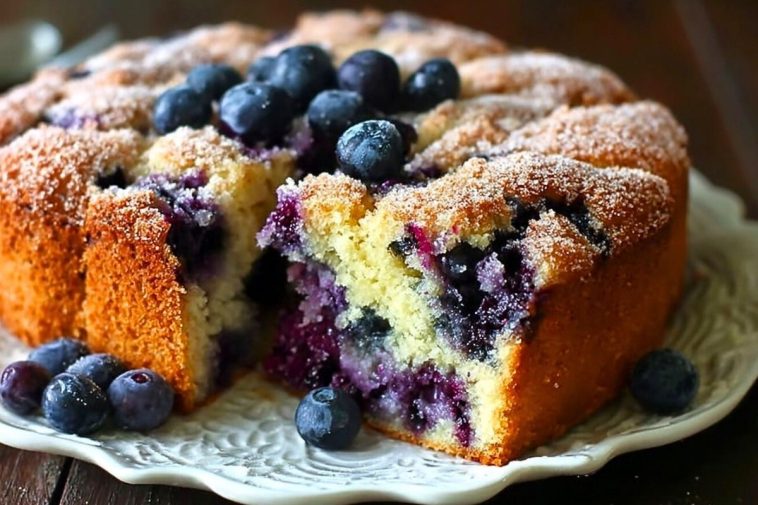 Blueberry Sour Cream Coffee Cake