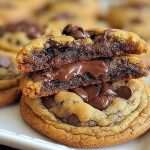 Brownie-Stuffed Chocolate Chip Cookies Recipe