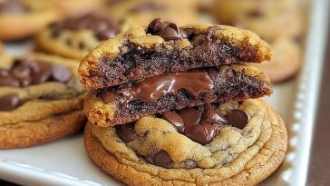 Brownie-Stuffed Chocolate Chip Cookies Recipe