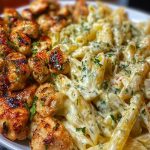 Cajun Garlic Butter Chicken Penne in Creamy Parmesan Sauce