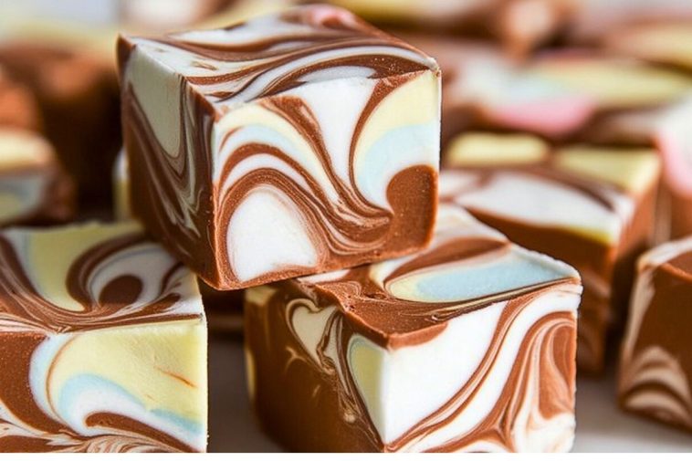 Easy Marshmallow Swirl Fudge
