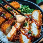 Japanese Katsu Bowls with Tonkatsu Sauce