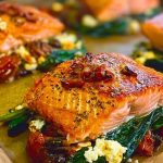Mediterranean Stuffed Salmon Recipe