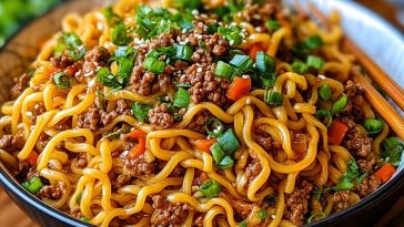 Simple Asian Ground Beef Noodles Recipe Ready in Minutes