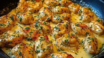 Texas Roadhouse-Style Garlic Butter Chicken Skillet