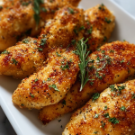 Baked Chicken Tenders with Low Carb Ingredients