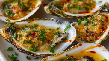 Smoky Lemon Garlic Grilled Oysters Recipe