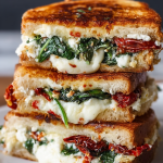 Sun Dried Tomato Spinach and Ricotta Grilled Cheese Recipe