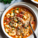Sausage and Tomato Pasta Soup