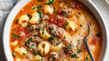 Sausage and Tomato Pasta Soup