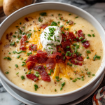 Comforting Loaded Baked Potato Soup