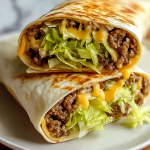 Homemade Big Mac Wraps
