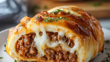 Ultimate Cheesy Ground Beef Roll