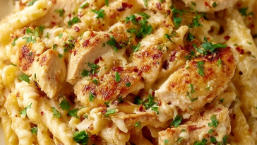 Garlic Parmesan Chicken Pasta