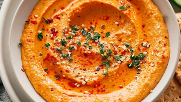 Roasted Red Pepper Hummus