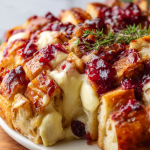 Cranberry Brie Pull-Apart Bread