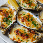 Grilled Parmesan Garlic Oysters