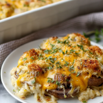 Stuffed Mushroom Casserole