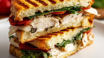 Grilled Chicken Panini Sandwich