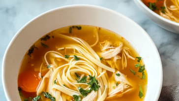 Brodo di Pollo – Italian Noodle Soup