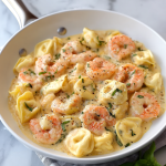 Shrimp Tortellini Alfredo