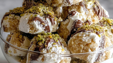 Pistachio Wedding Cookies