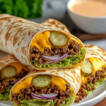 Easy Big Mac Wrap