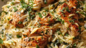 Creamy Parmesan Chicken and Orzo