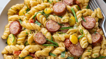 Summer Kielbasa Pasta