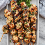 Honey Garlic Chicken Skewers
