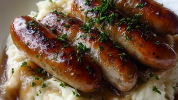 Classic Bangers and Mash