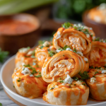 Buffalo Chicken Roll-Ups