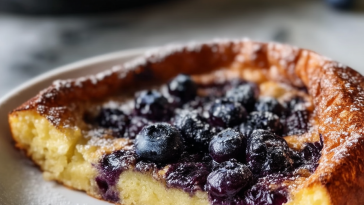 Blueberry Lemon Dutch Baby