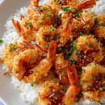 Coconut Crisp Shrimp with Springy Rice