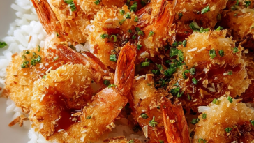 Coconut Crisp Shrimp with Springy Rice
