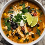 Chicken Poblano & Black Bean Soup