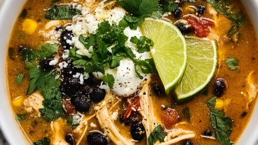 Chicken Poblano & Black Bean Soup