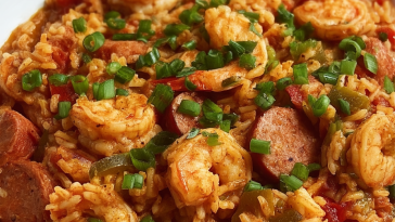 Spicy Chicken Shrimp Jambalaya
