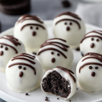 No-Bake Oreo Ghost Truffles